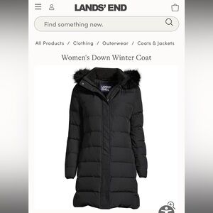 Lands’ End Women’s Down Coat